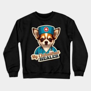 Chihuahua Nurse Crewneck Sweatshirt